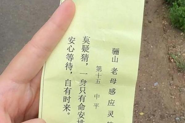 老君灵签第十五签